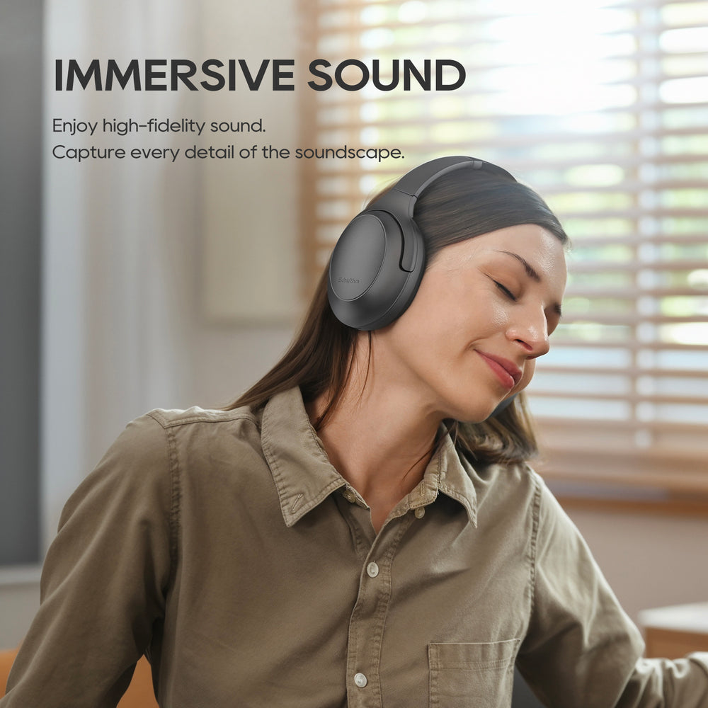 NiceComfort 45-Active Noise Cancelling Headphones with Transparency Mode