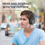 NiceComfort 45-Active Noise Cancelling Headphones with Transparency Mode