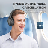 NiceComfort 45-Active Noise Cancelling Headphones with Transparency Mode