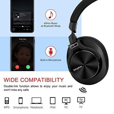 NiceComfort 75 PRO - Best in class ANC headphones bluetooth 5.3 – Srhythm